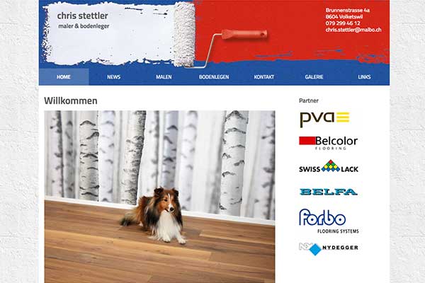 Chris Stettler Maler Bodenleger Volketswil