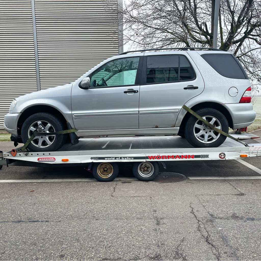 enlevement transport voiture Mercedes
